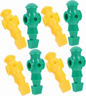 Happyyami Foosball Table Replacement Men 8pcs Soccer Player Dolls Quick Setup Wide Compatibility for Tabletop Soccer
