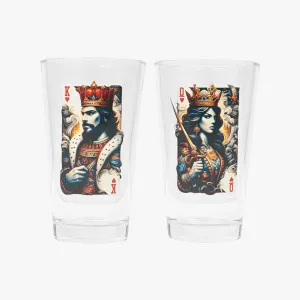 Hard Rock 2 Pack Pint King and Queen Set