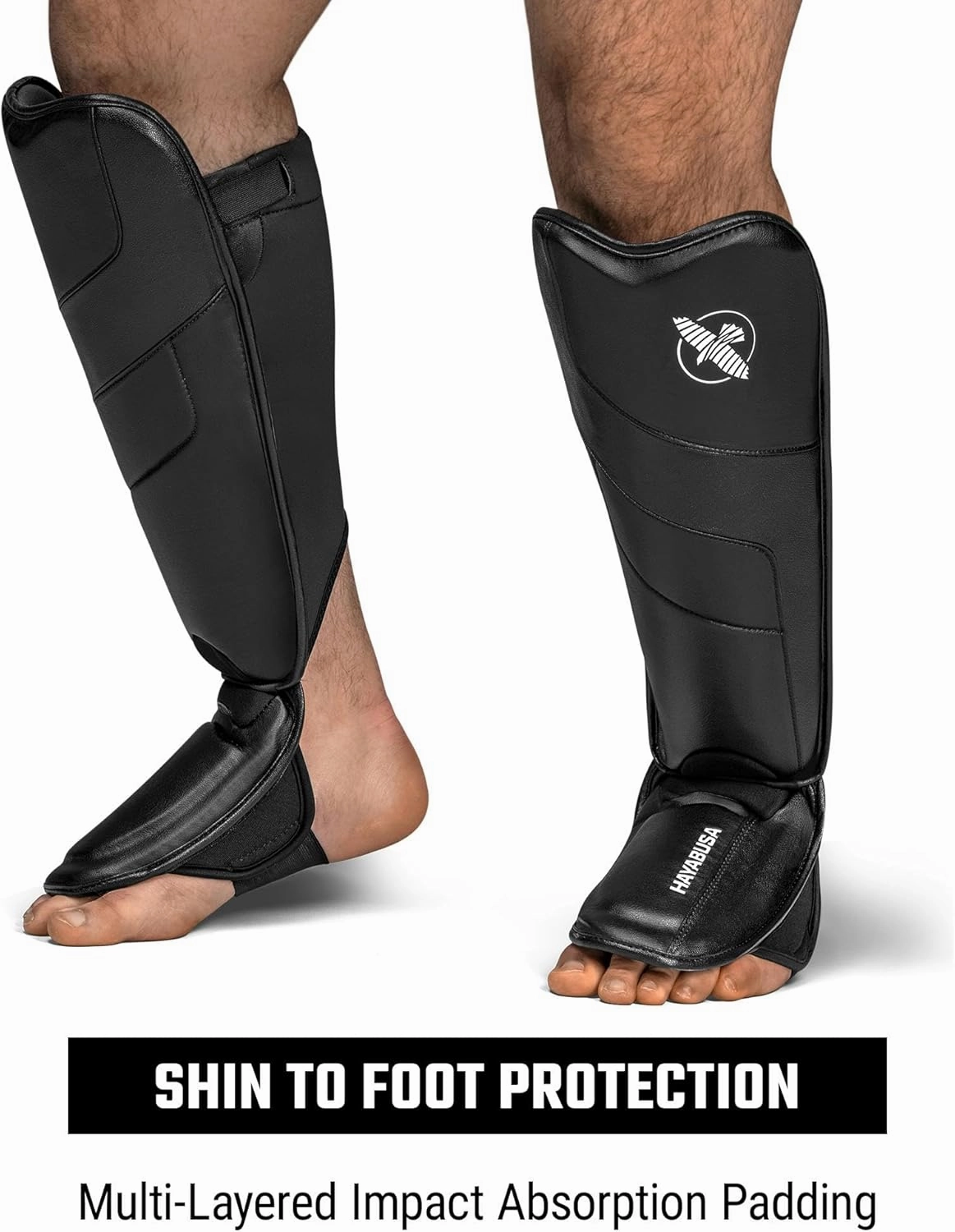 Hayabusa T3 Full-Back Shin Guards