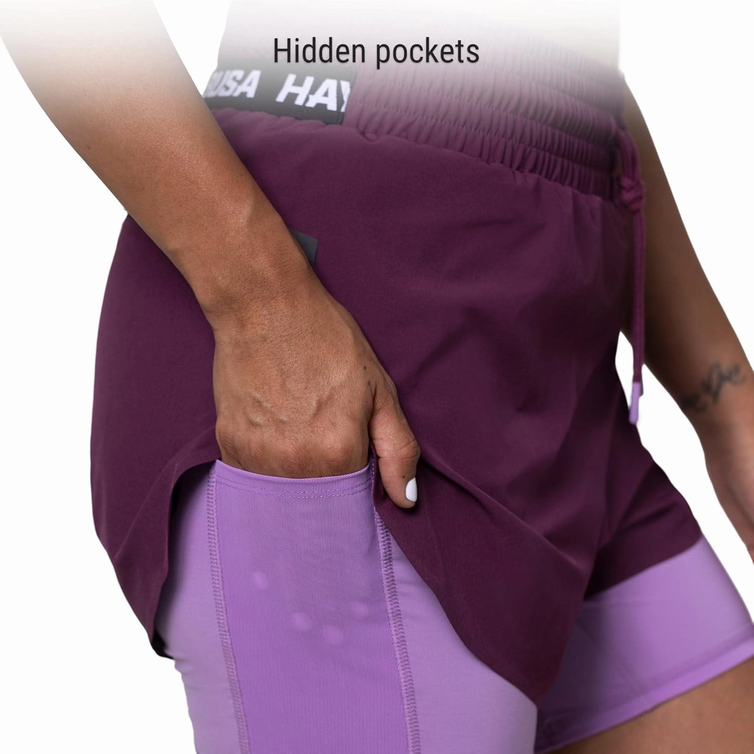 Hayabusa Women's Mid Rise Layered Shorts