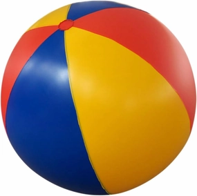 Hemoton Beach Balls for Kids 27 Inch Rainbow Color Inflatable Pool Balls for Swimming Pool, Beach Toys Inflatable Ball for Summer Parties and Water Games