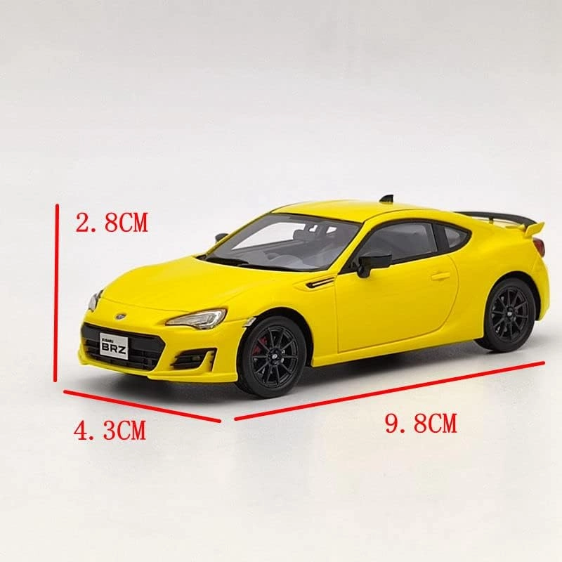 Hi Story 1:43 for Subaru BRZ 2.0 GT 2016 HS322 Resin Model Toys Car Limited Collection Auto Gift (Yellow-HS322 YE)