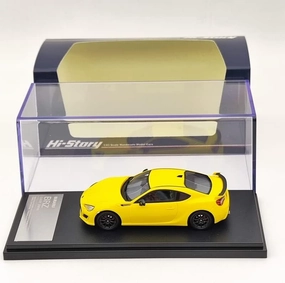 Hi Story 1:43 for Subaru BRZ 2.0 GT 2016 HS322 Resin Model Toys Car Limited Collection Auto Gift (Yellow-HS322 YE)