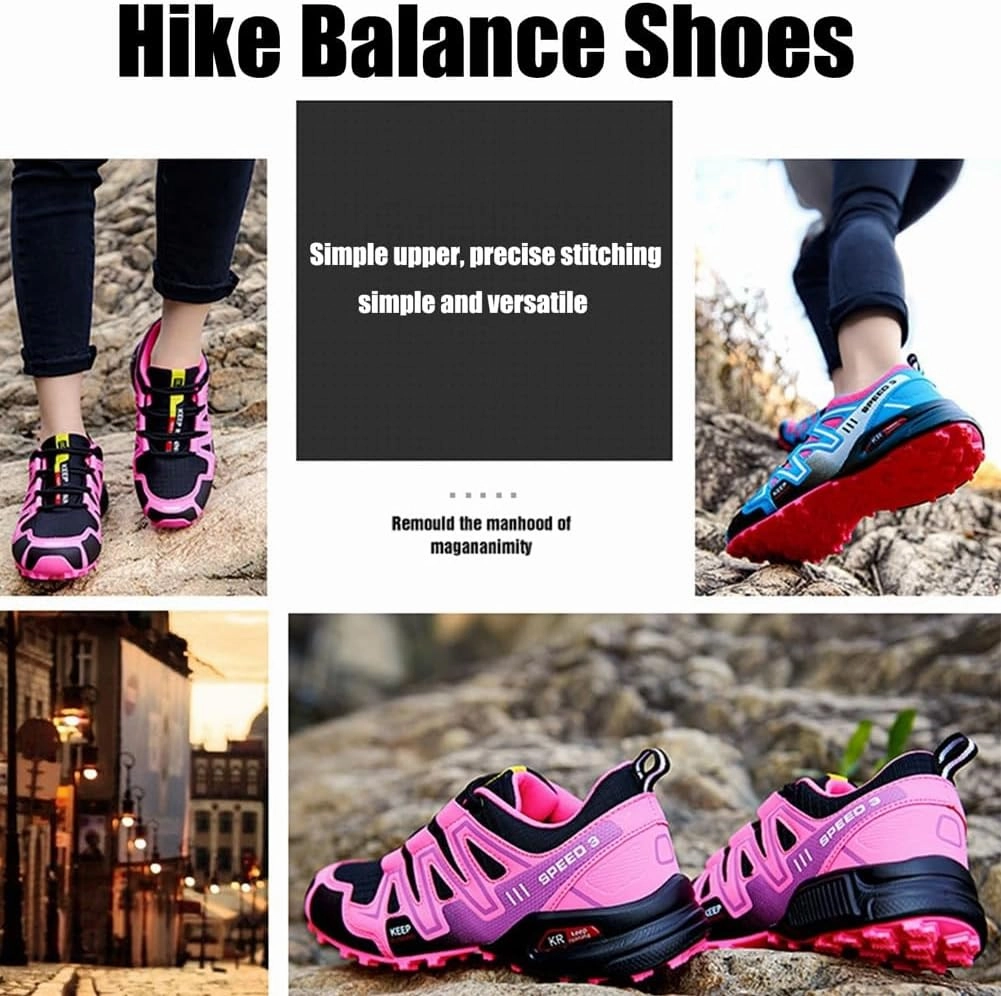 Hike Balance Shoes for Men, Hike Balance Orthopedic Shoes, Outdoor Comfortable Breathable Non-Slip Slip-On Sneakers