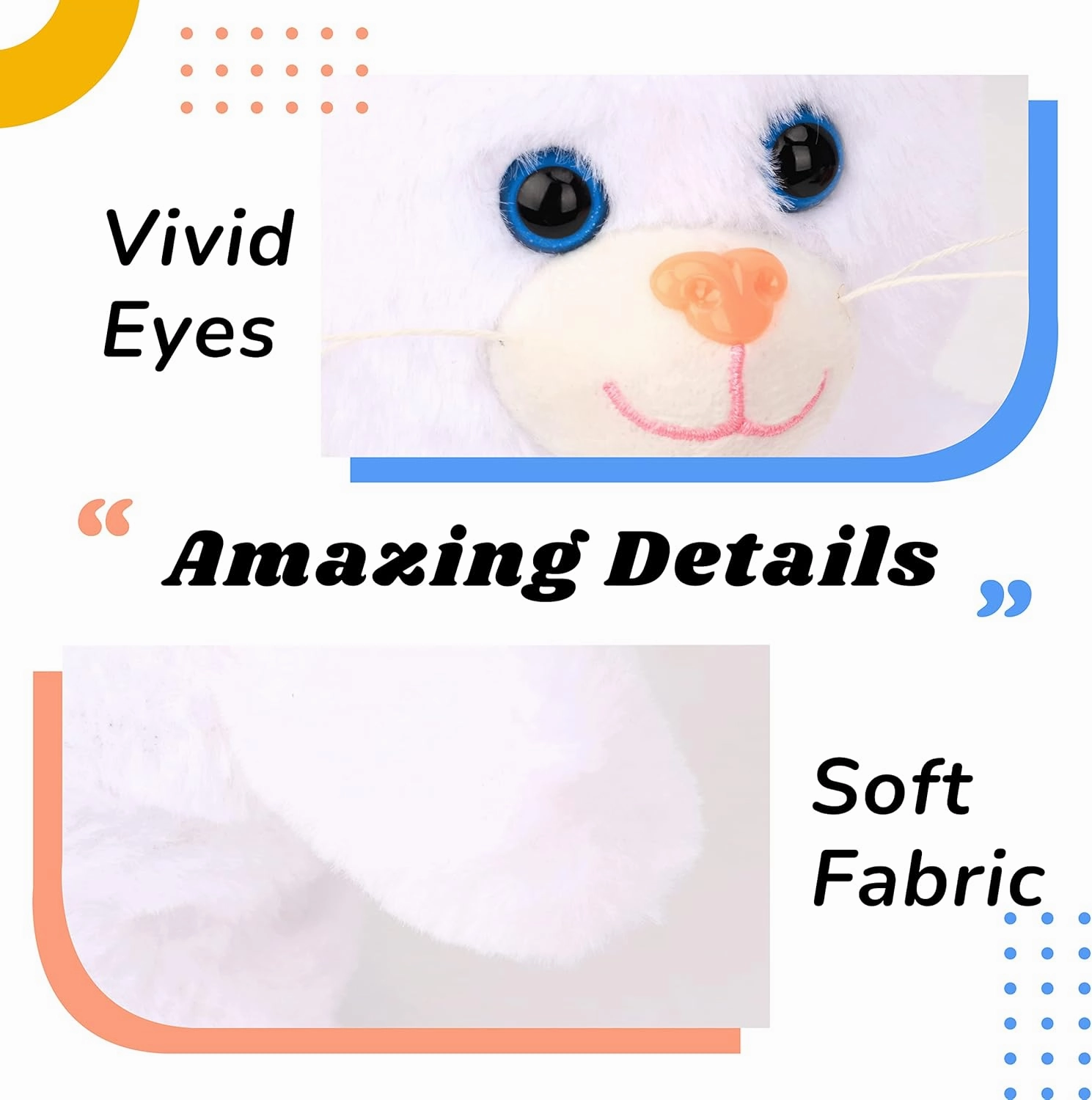 Hopearl Talking Kitty Singing Cat Repeats What You Say Walking Electric Interactive Animated Toy Speaking Plush Buddy Gifts for Toddlers, White, 8''
