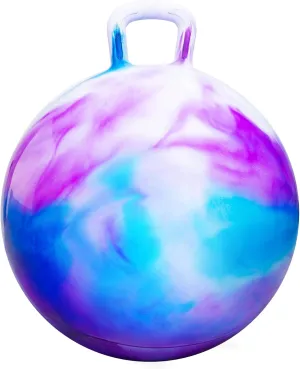 Hopper Balls for Kids 6-10, 20 Inches Bouncy Ball with Handle, 20" Inflatable Bouncing Hopper, 50cm Bouncing Toys, Outdoor Hopping Toys for Girls Boys Gifts