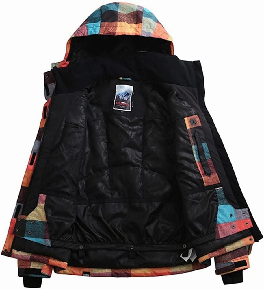 HOTIAN Ski jacket Snowboard Jacket Womens High Windproof Colorful Snow Jacket Pants Set