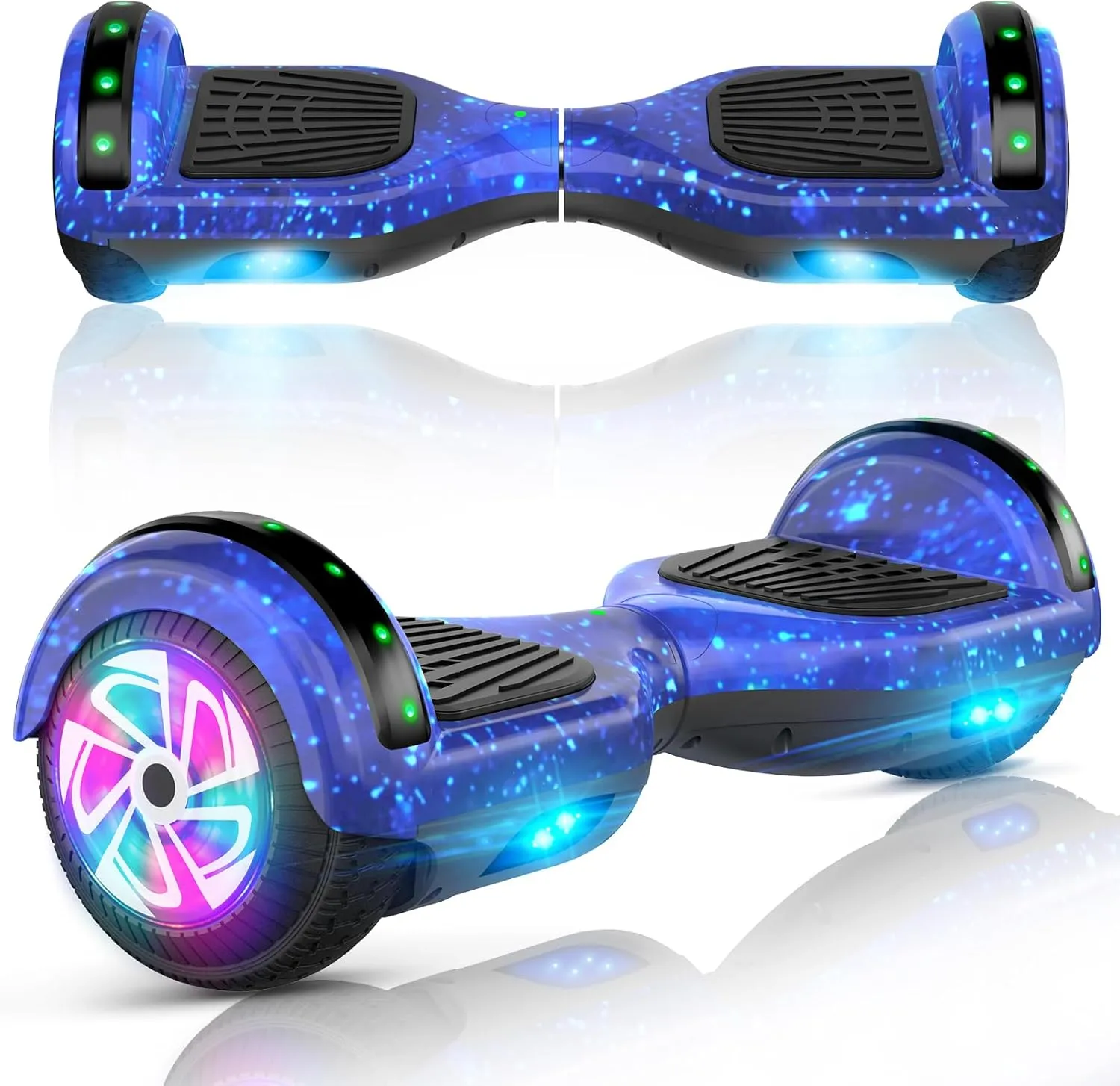 Hoverboard, 6.5" Two Wheel Hoverboard with Bluetooth and Lights, Hoverboard for Kids Ages 6-12