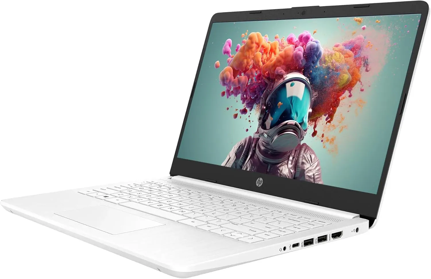 HP 2025 Student Business Laptop, 14" HD Display, Intel Celeron 4-core CPU, 16GB RAM, 320GB Storage(64GB eMMC   256GB SD Card), 1-Year Office 365, Intel UHD Graphics, Wi-Fi, Windows 11 S, w/Accessories