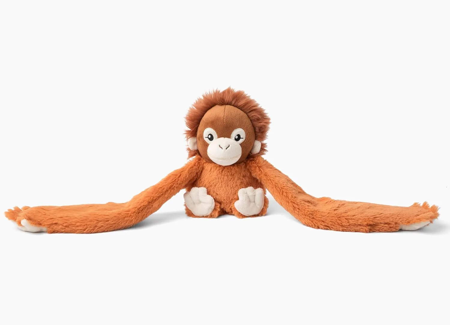 Hugarounds Ollie The Orangutan 2.5 lb Microwaveable & Freezable Weighted Plush Neck & Shoulder Wrap | Soothing, Comforting Hugs for Self-Care & Relaxation | Unscented for Ages 2 
