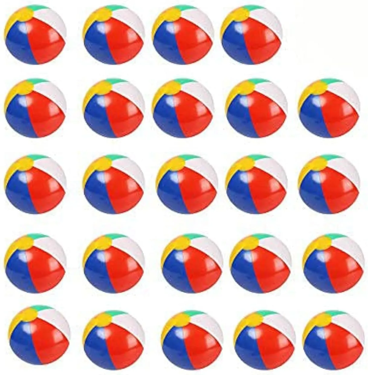 Inflatable Beach Balls (24 Pack), 10" Rainbow Beach Balls Pool Party Balls Bulk Beach Balls Toys for Pool Party Favors Summer Water Toys for Kids.