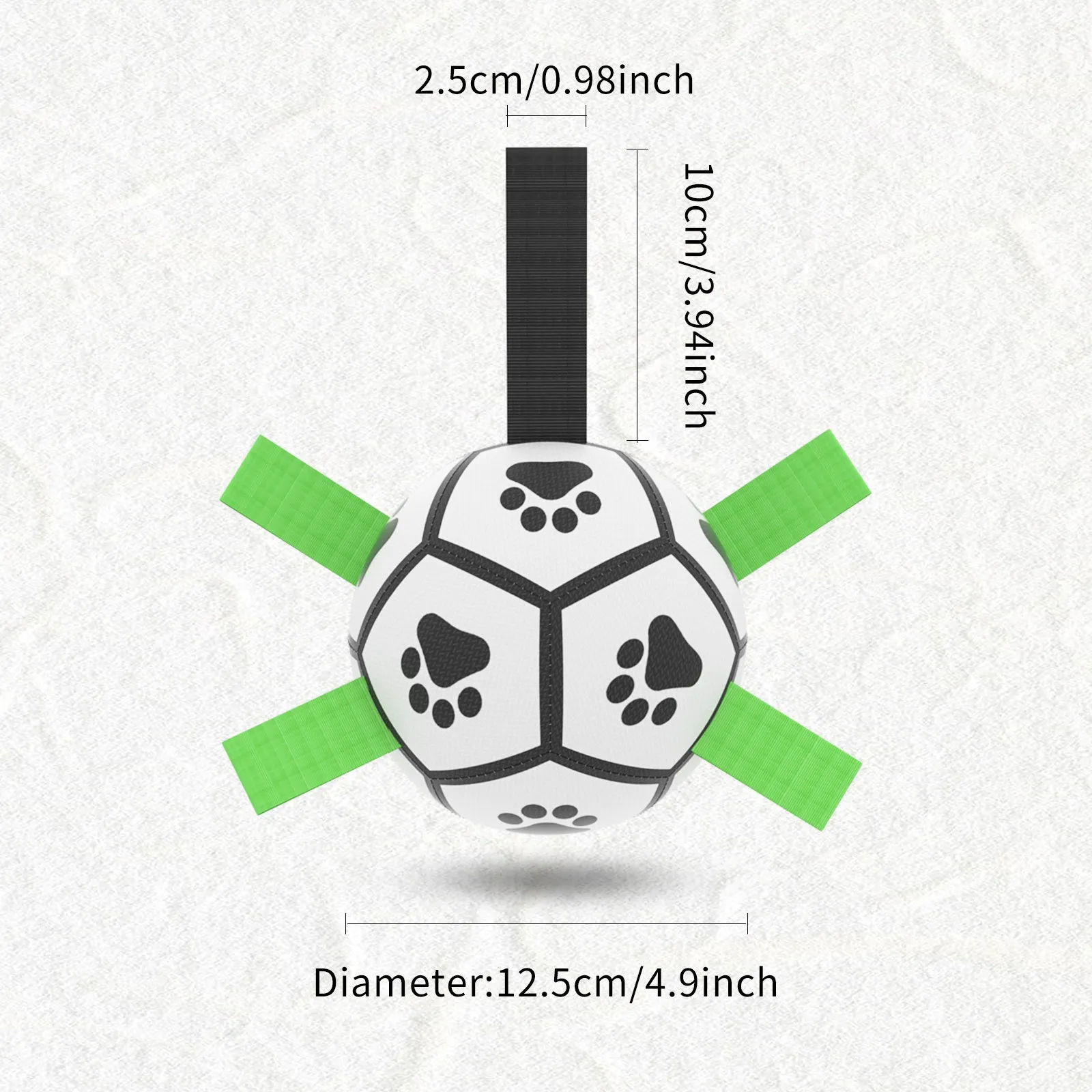 Interactive Dog Soccer Ball for Training & Outdoor Play