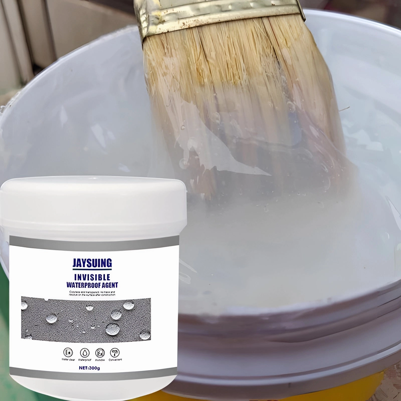 Invisible Quick Leak Stop: Clear Waterproof Sealant for Tiles & Joints