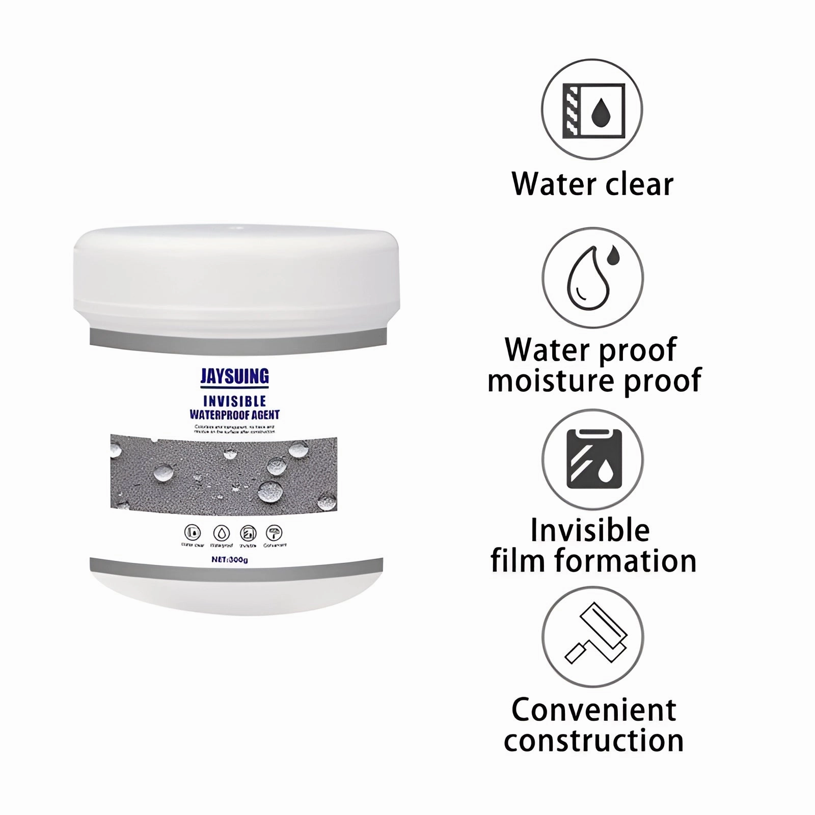 Invisible Quick Leak Stop: Clear Waterproof Sealant for Tiles & Joints