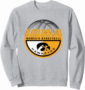 Iowa Hawkeyes Women's Basketball Dunk Gray Sweatshirt