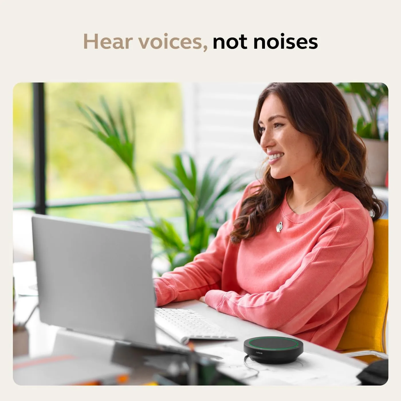 Jabra Speak2 75 (2025 Edition) Wireless Bluetooth Speakerphone - 4 Noise-Cancelling Mics, 65mm Speakers - New Linking Feature - USB-A & USB-C - Certified for Zoom and Google Meet - Dark Grey