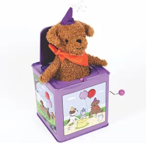 Jack Rabbit Creations Birthday Puppy Jack in The Box Toy - Ages 3 
