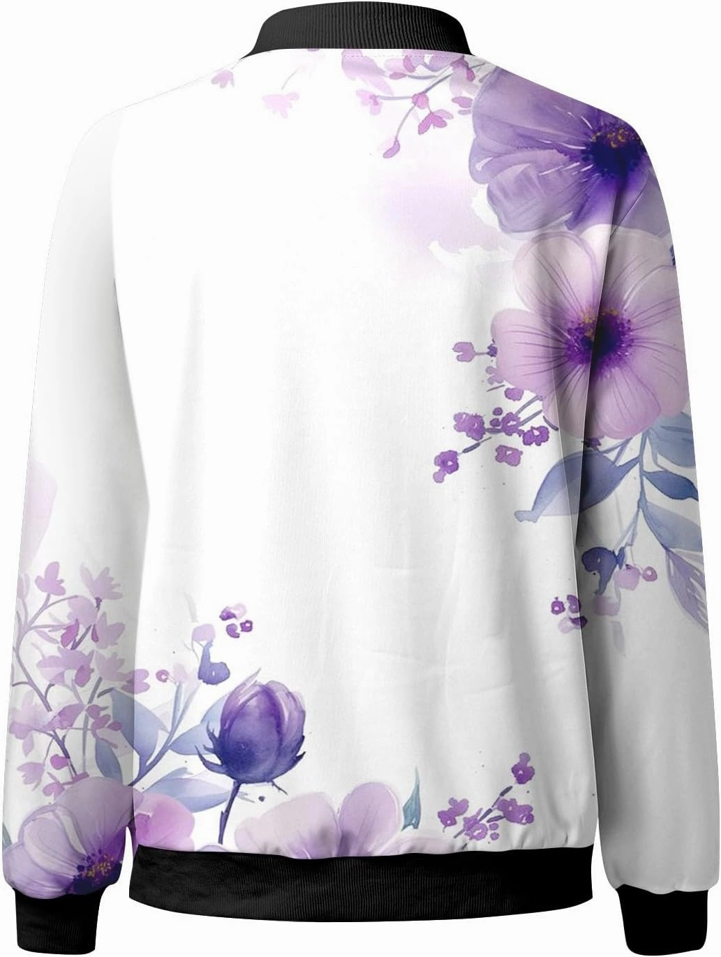 Jacket for Women Trendy Square Thin Pocket Jacket Blouse Coat Baseball Top Women's Casual Floral Bomber Jacket Coat