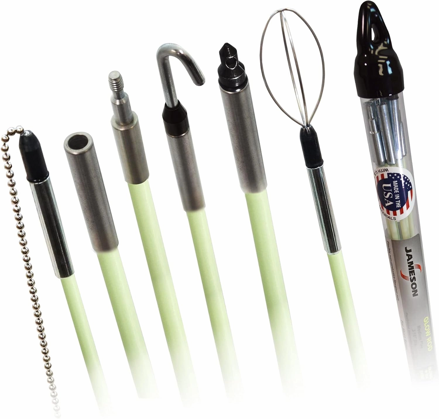 Jameson 7S-65K Fiberglass Glow Rod, 30'