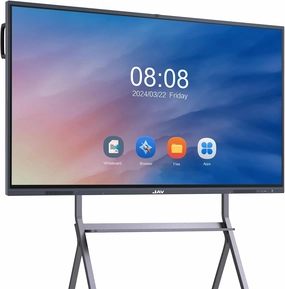 JAV Smart Board, 65'' 4K UHD Interactive Whiteboard, All in One Smartboard for Office, Digital Smart Whiteboard Built in Dual System and 13MP Camera for Classroom (Wall Mount Included)