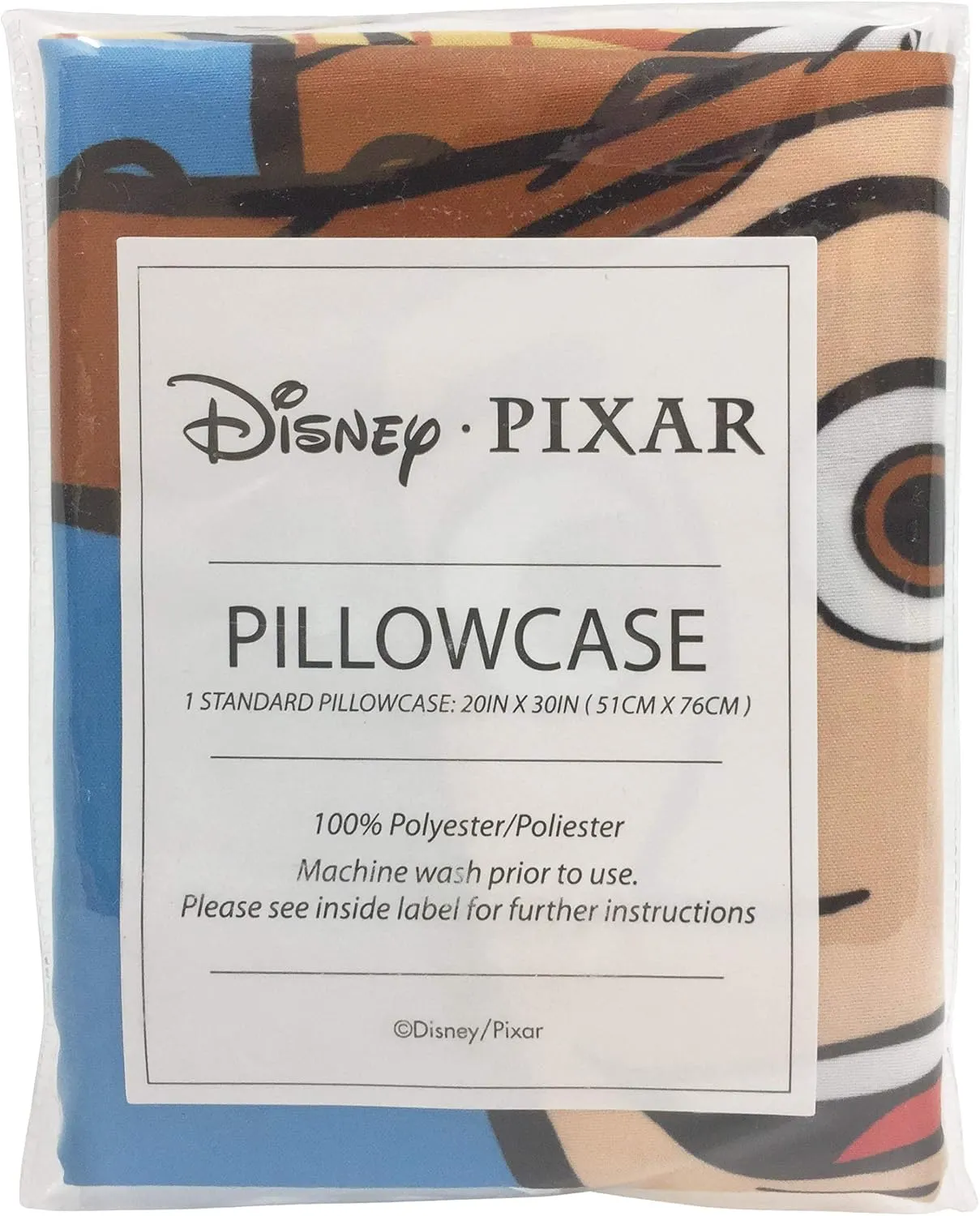 Jay Franco Disney Pixar Toy-Story You've Got A Friend in Me 1 Pack Pillowcase - Double-Sided Kids Super Soft Bedding Features Woody and Buzz Lightyear (Official Disney Pixar Product)