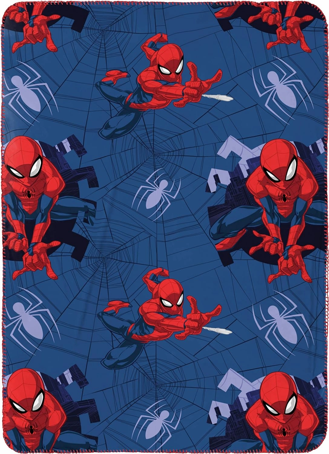 Jay Franco Marvel Spiderman Travel Set - 3 Piece Kids Travel Set Includes Blanket, Pillow, & Plush