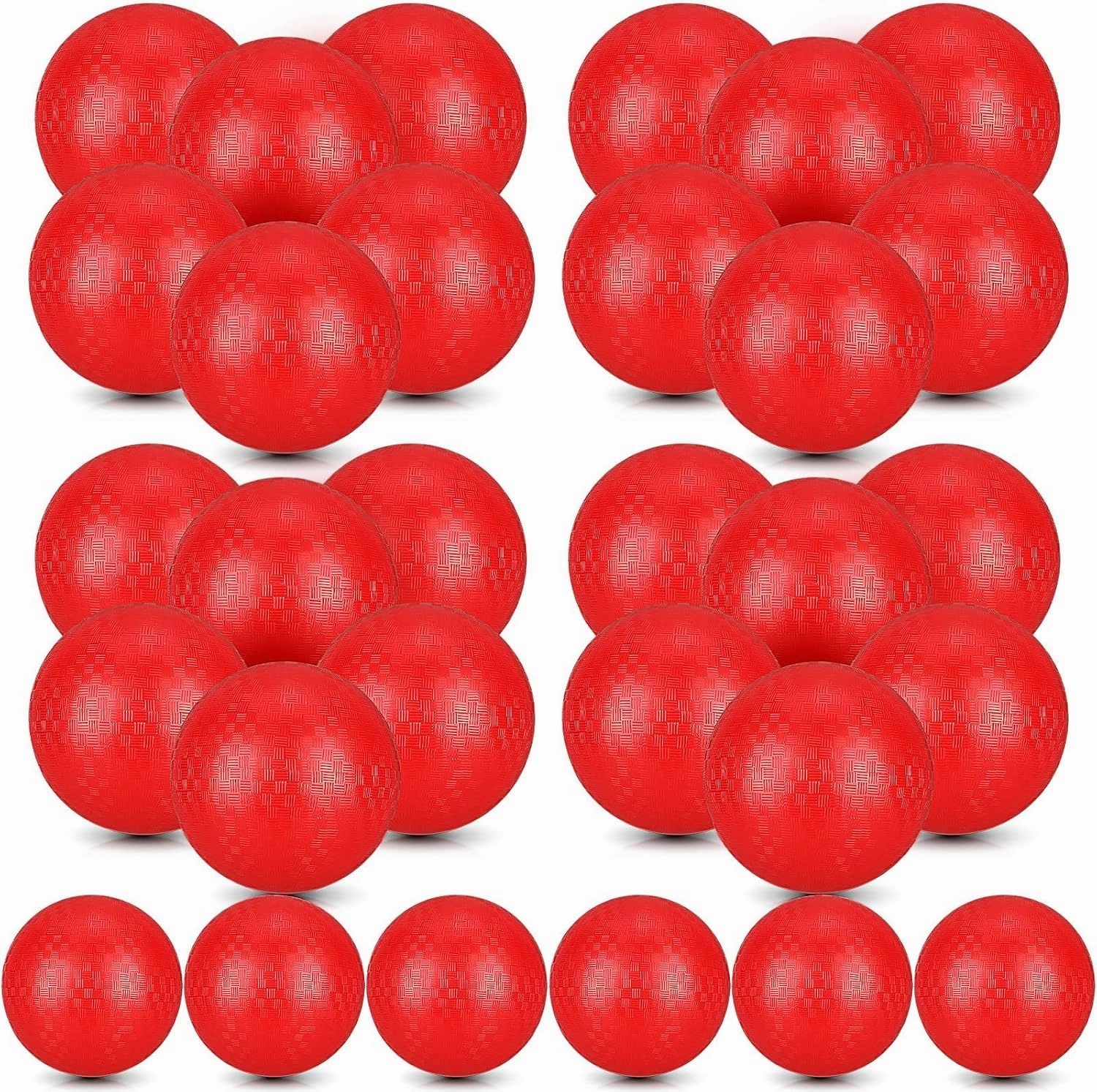 Jerify 40 Pack 8.5 inch Playground Balls Bulk Colorful Inflatable Bouncy Dodgeball Handball Kickball for Kids Adults Ball Games, Gym, Camps, Picnic,Beach, School,Indoor and Outdoor Games