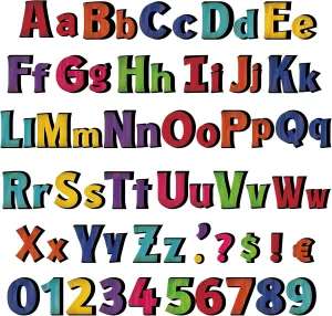 Jetec 134 Pcs Magnetic Letters Numbers Set Letters Numbers for Whiteboard Classroom Fridge Magnetic Alphabet Letters Kit for Educational Tool Home Learning Toys Games Kindergarten Activities