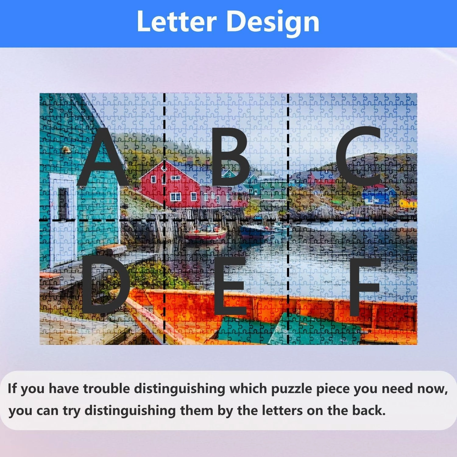 Jigsaw Puzzles 1000 Pieces for Adult Charming Fishing Village Quidi s Newfoundland Canada Puzzle Game for Family Wooden Puzzle Toy Educational Games Puzzles for Home Decor