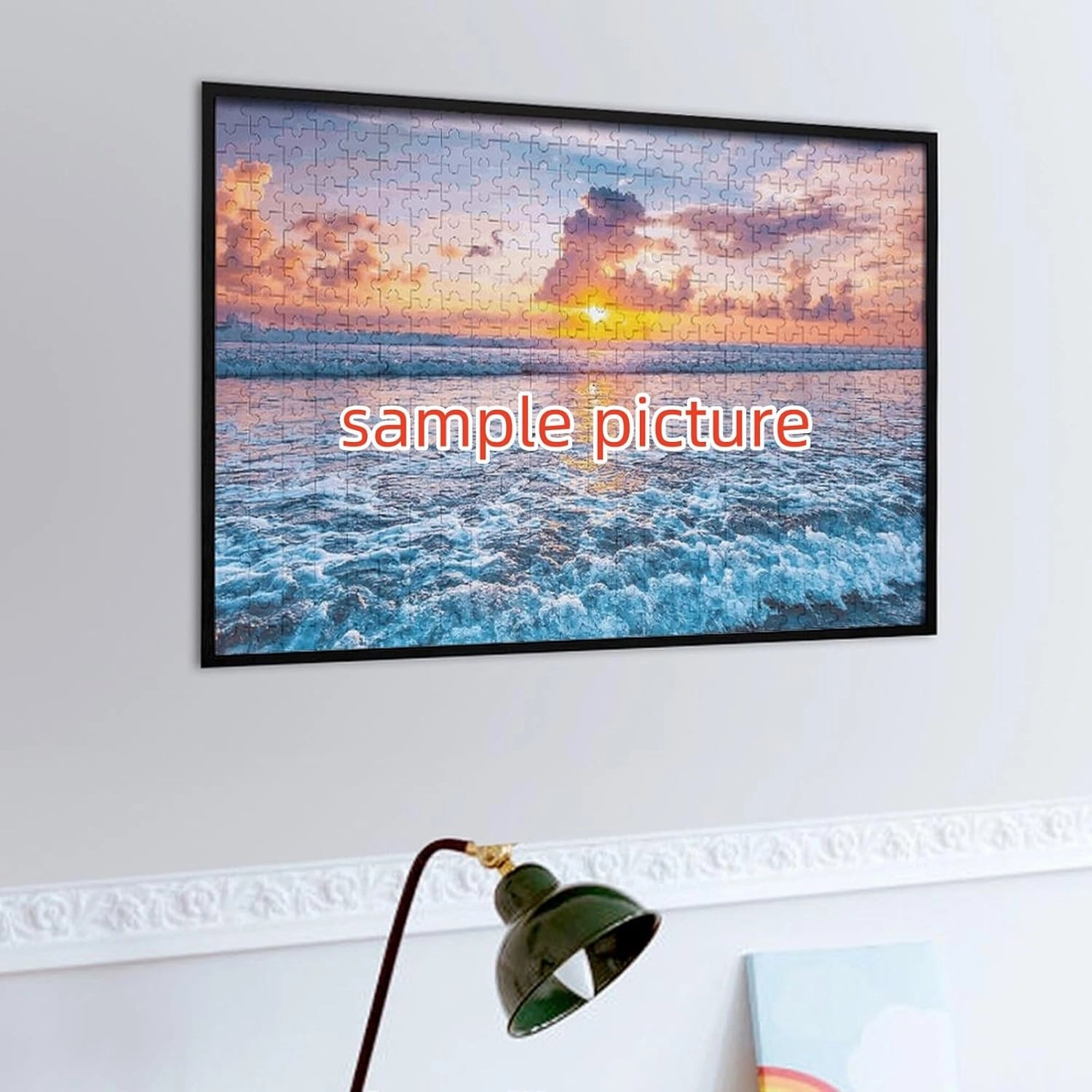 Jigsaw Puzzles 1000 Pieces for Adults Underwater Fish Formation Wooden Challenging Puzzle Perfect for Game Nights 29.5'' x 19.6''