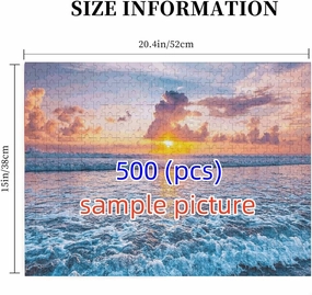 Jigsaw Puzzles 500 Pieces Underwater Colorful Fishes Formation Wooden Challenging Puzzle Perfect for Game Nights 20.4'' x 14.9''