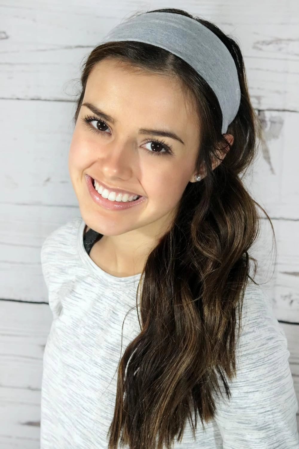 Kenz Laurenz 3" Cotton Headbands Pack Stretch Elastic Yoga Soft and Stretchy Sports Sweatbands Fashion Headband for Teens Women Girls (12 pc Headbands, Hot Pink)