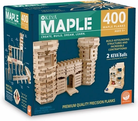 KEVA Maple 400 Plank Set