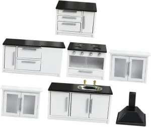 KICHOUSE 1 Set Mini Gas Stove Dollhouse Furniture Model Kitchen Decor for DIY Miniature House Furniture Prop for Creative Interior Scenes