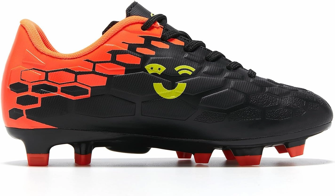 Kids Soccer Cleats for Boys Girls Lightweight AG FG Football Shoes for Outdoor Training Durable Softball Shoes for Little Big Kids
