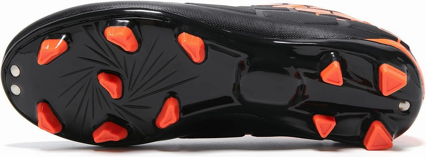 Kids Soccer Cleats for Boys Girls Lightweight AG FG Football Shoes for Outdoor Training Durable Softball Shoes for Little Big Kids