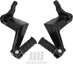 KIMISS Foot Pegs Rest Pedal Footpegs, Fit for Victory Gunner High Ball Judge Vegas Aluminum Footpegs AntiSlip Foldable Foot Rest