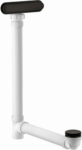 KOHLER 7272-2BZ Clearflo Slotted Overflow Bath Drain with Toe-Tap Stopper, Above- or Through-the-Floor Placement, Oil-Rubbed Bronze