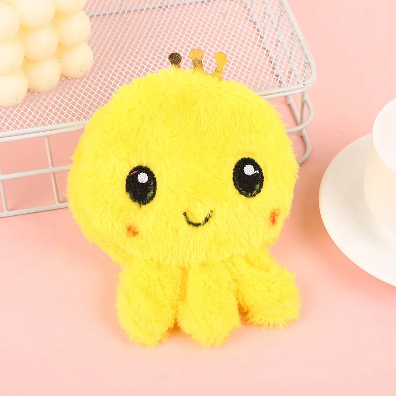 Korean Cute Octopus Cartoon Portable Mini Coin Purses