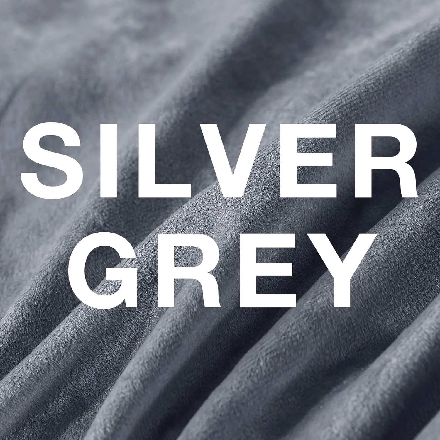 Large Bean Bag Chair: 3 ft Memory Foam Bean Bag Chairs for Adults/Kids,Bean Bag Chair with Fillings,Soft Faux Fur Fabric - Dutch Velvet, Silver Grey, 3 Foot