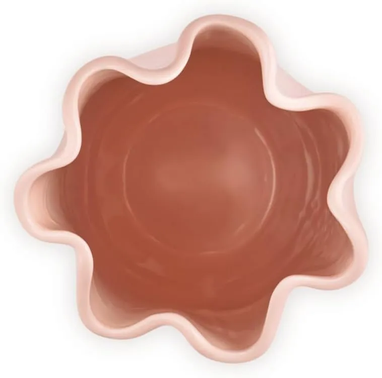 Le Creuset Stoneware Iris Vase, 12", Peche