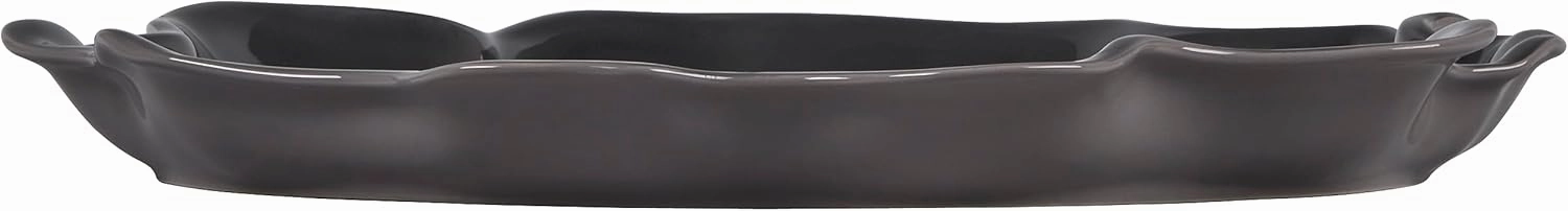 Le Creuset Stoneware Iris Collection Serving Platter, 14", Oyster