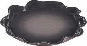 Le Creuset Stoneware Iris Collection Serving Platter, 14", Oyster