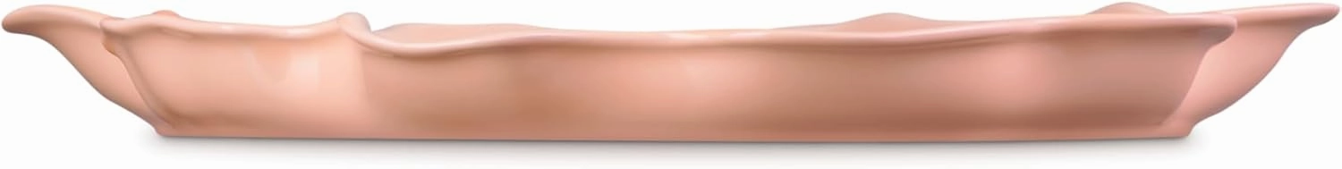 Le Creuset Stoneware Iris Collection Serving Platter, 14", Peche