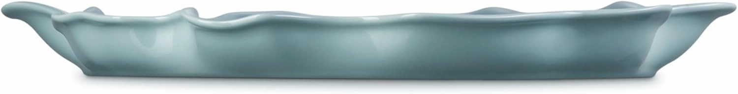 Le Creuset Stoneware Iris Collection Serving Platter, 14", Sea Salt