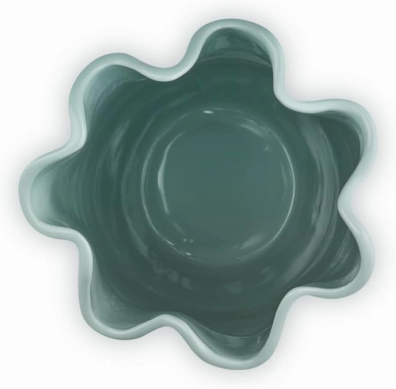 Le Creuset Stoneware Iris Vase, 12", Sea Salt