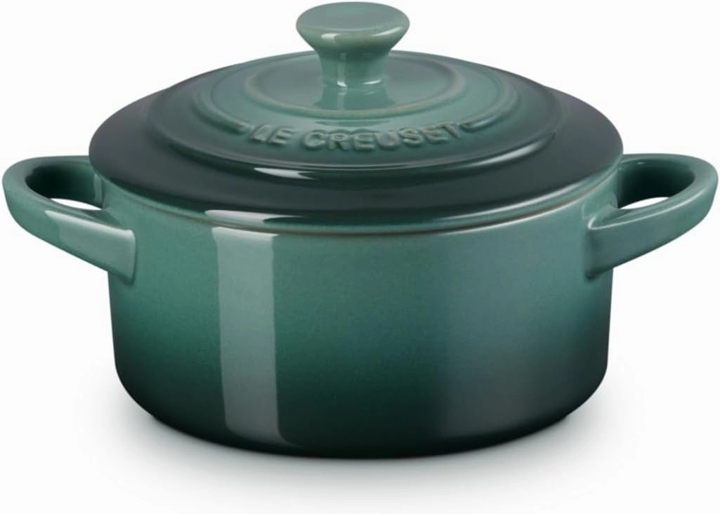 Le Creuset Stoneware Mini Round Cocotte, 8 oz., Artichaut