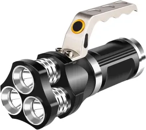 LED Flashlight, Super Bright High Lumen LED Flashlights Portable Outdoor Water Resistant Torch Light Zoomable Flashlight with 3 Light Modes