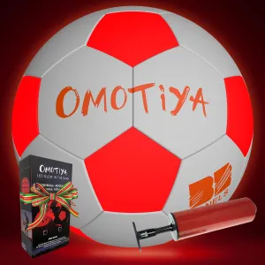LED Light Up Soccer Ball - Glow in The Dark Soccer Balls Size 5 - Sports Gear Soccer Gifts for Boys & Girls 8-12  Year Old - Kids, Teens Football Gift for Ages 8 9 10 11 12
