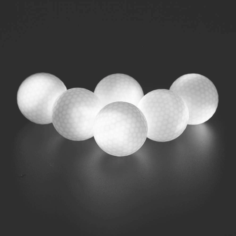 LED Light up Golf Balls, Glow in The Dark Night Glow Golf Balls